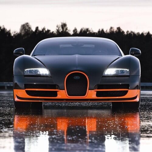 1. Яркая жемчужина - Bugatti Veyron 16.4 Supersport