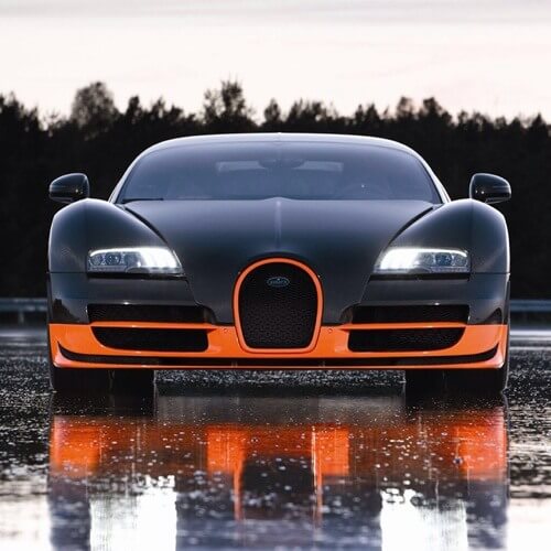 1. Яркая жемчужина - Bugatti Veyron 16.4 Supersport