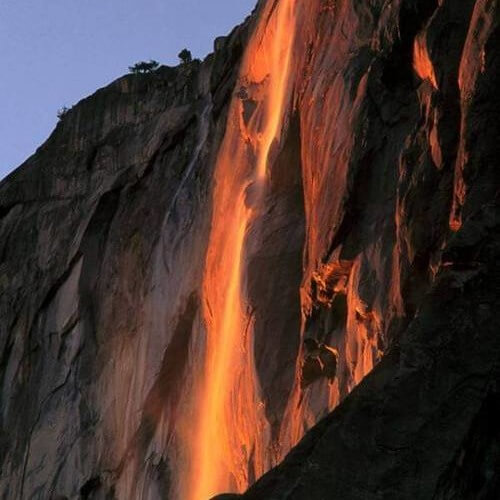 Огненный водопад лошадиный хвост. Уникальность