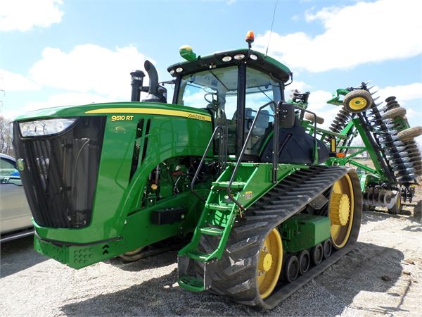 Самые большие тракторы в мире. John Deere 9RT