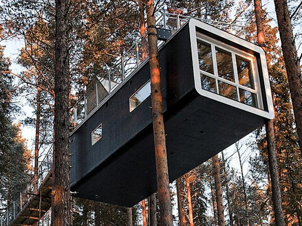 Необычные отели мира. Treehotel, Швеция