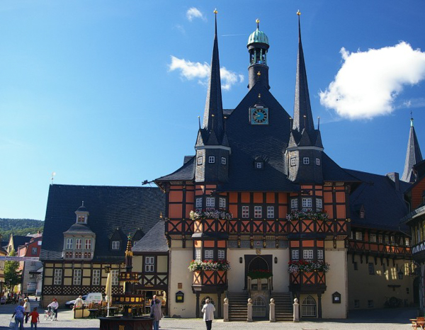 Ратуша Вернигороде, достопримечательности Вернигороде, достопримечательности Гарца, Гарц, достопримечательности Германии