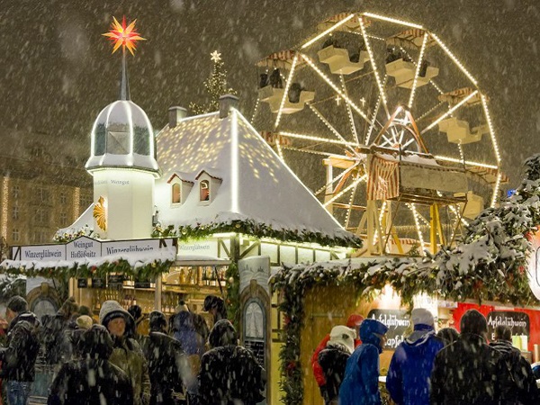 Рождественские ярмарки Европы. Dresdner Striezelmarkt. Дрезден, Германия