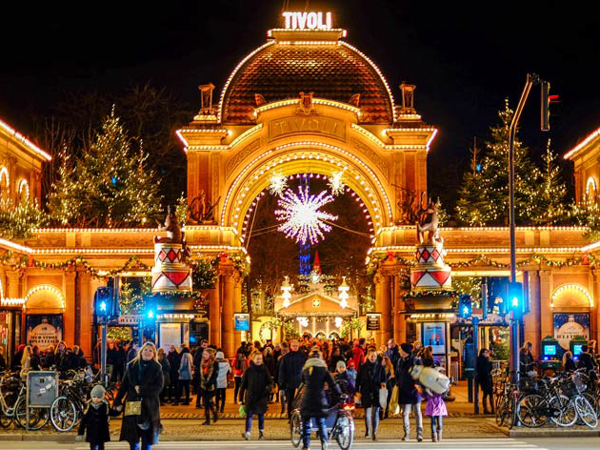 Рождественские ярмарки Европы. Tivoli. Копенгаген, Дания